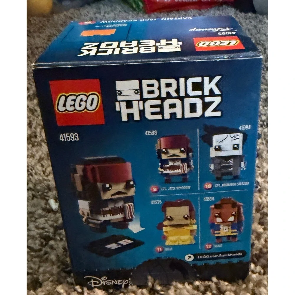 Lego-Brickheadz Disney Captain Jack Sparrow Building Set (NWT) 41593